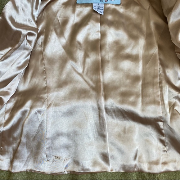 Tabitha Pea Green Cropped Blazer Pea Coat Jacket - Picture 8 of 11